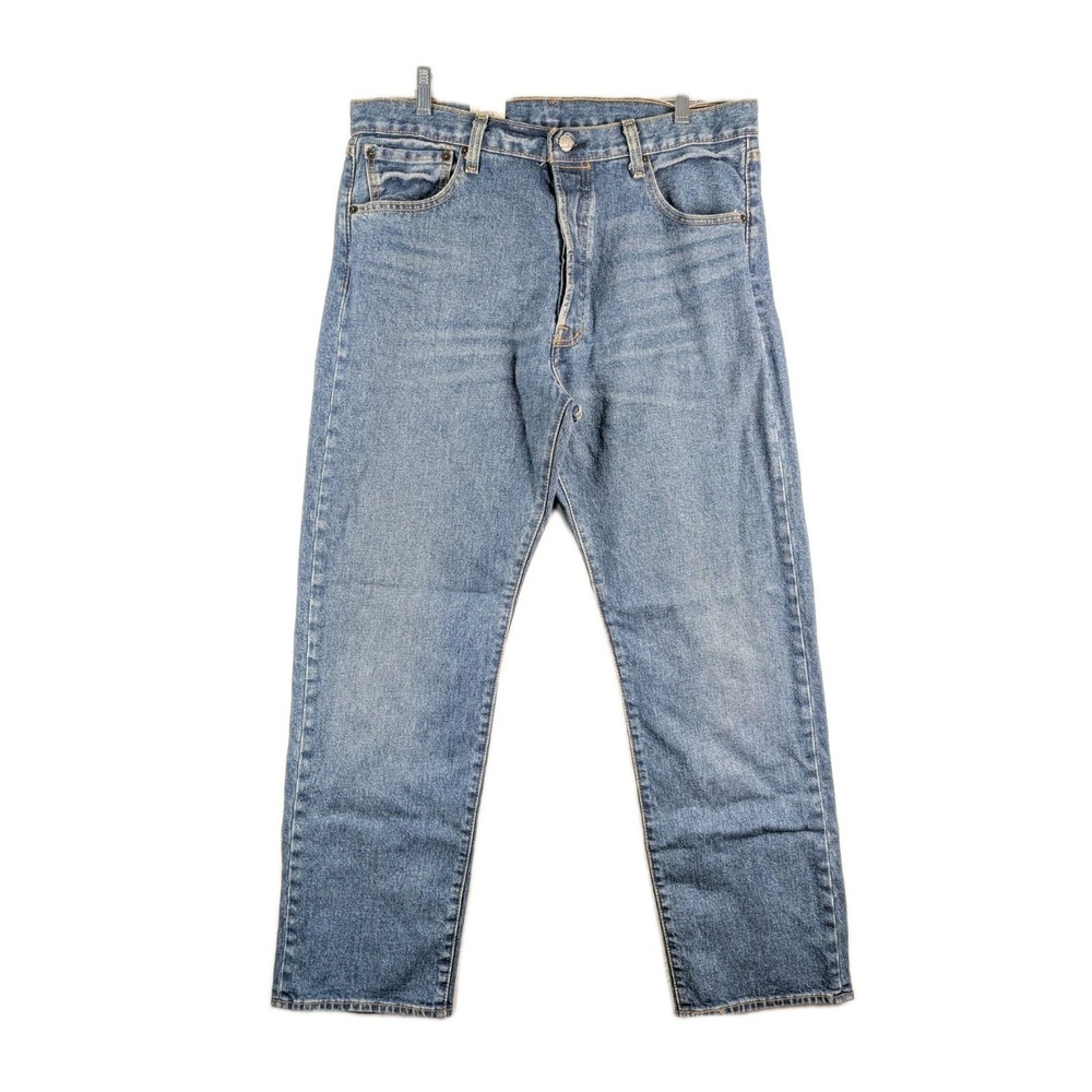 Levis 501 Original Jeans Mens 36X31 Blue Denim Button Fly NWT "Irregular"